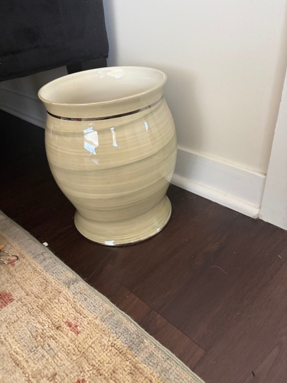 Nicole miller decorative trash can